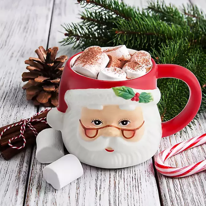 Clearance Santa Christmas Mug Glassware & Drinkware