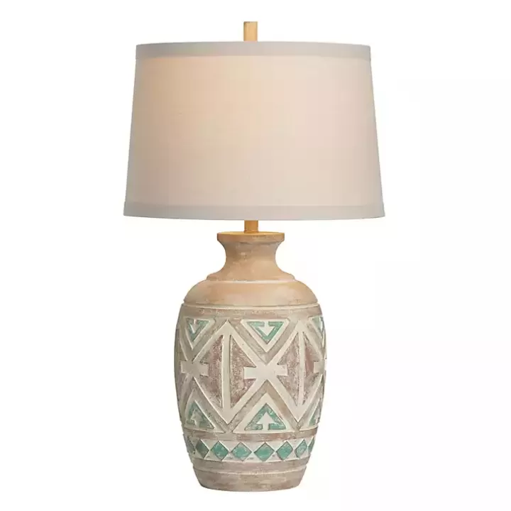 Shop Santa Fe Carved Motif Table Lamp Table Lamps