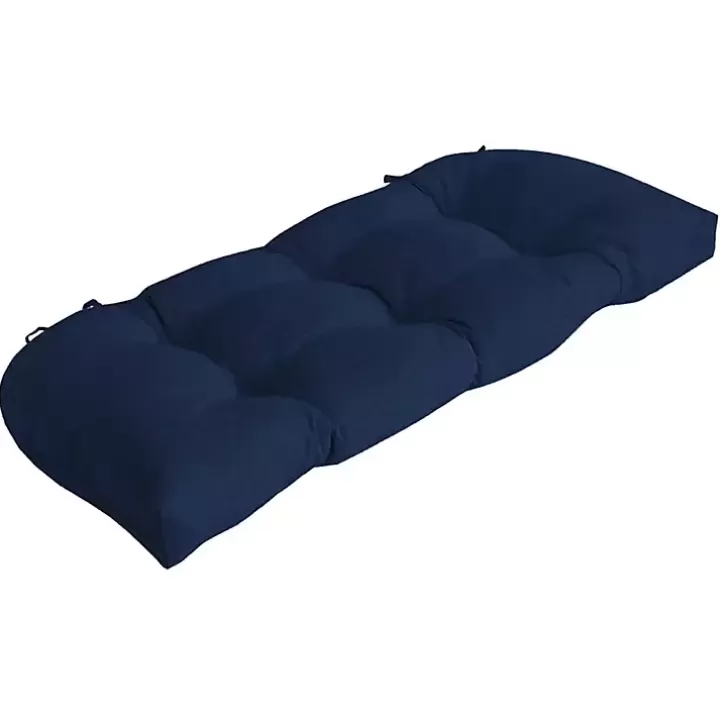 New Sapphire Leala Texture Wicker Settee Cushion Outdoor Cushions & Pillows