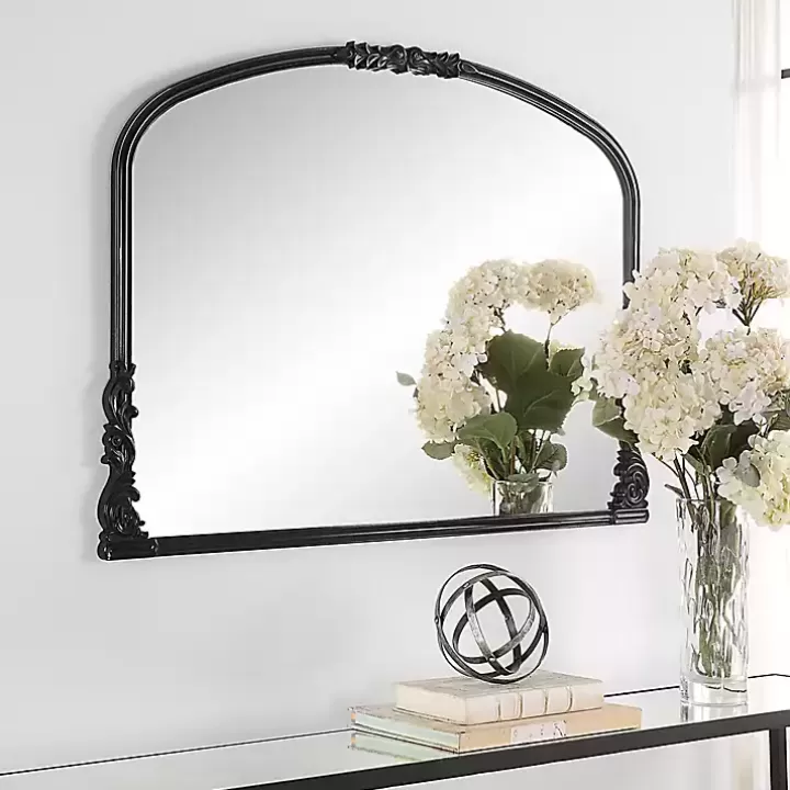 Best Sale Satin Baroque Arched Wall Mirror Decorative Mirrors