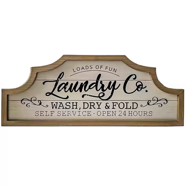 Best Scalloped Arch Top Laundry Room Framed Wall Sign Wall Quotes & Signs