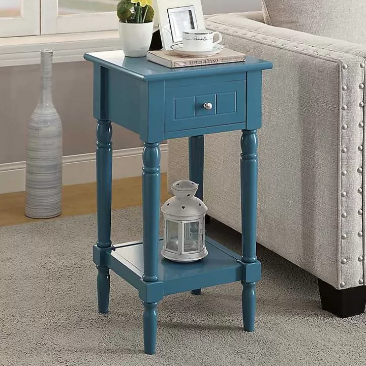 New Sea French Country Square Accent Table Accent & End Tables