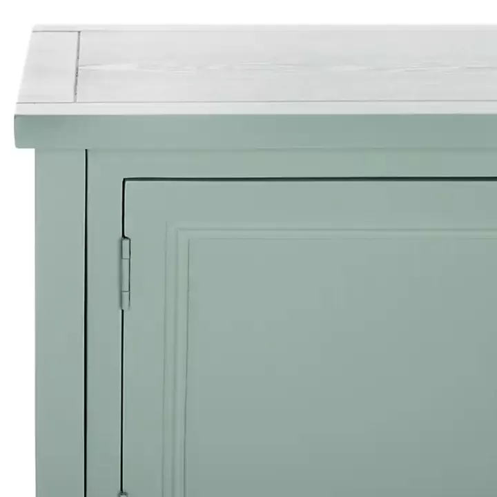 Fashion Seafoam 4-Drawer Charlotte Sideboard Cabinets & Sideboards