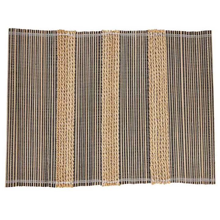 Fashion Seagrass Striped 4-pc. Placemat Set Table Linens