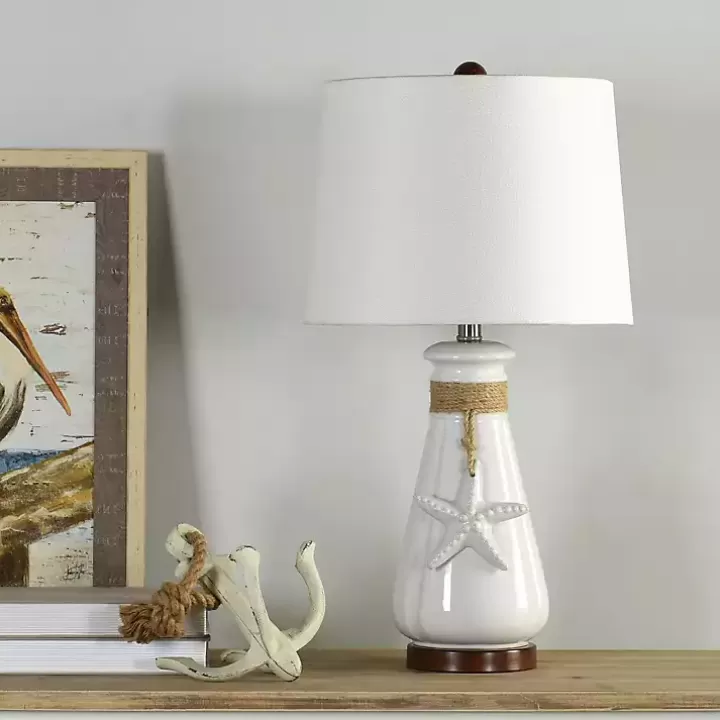 Store Seaside Rope Tie Table Lamp Table Lamps