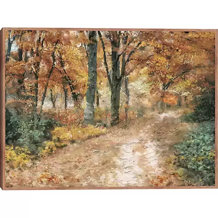 Hot Seasonal Colors Framed Canvas Art Print Canvas Art