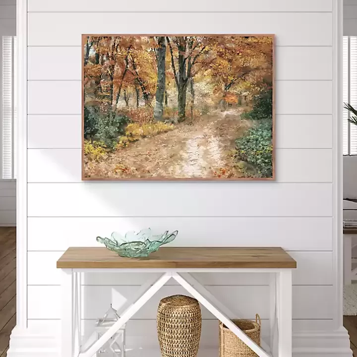 Hot Seasonal Colors Framed Canvas Art Print Canvas Art