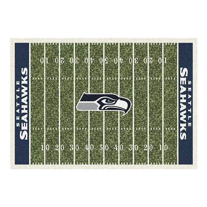 Clearance Seattle Seahawks Home Field Area Rug, 6x8 Area Rugs