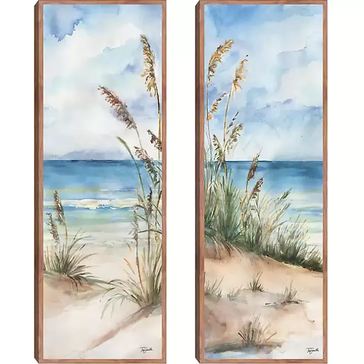 Store Seaview Panel I & II 2-pc. Canvas Art Print Set Canvas Art