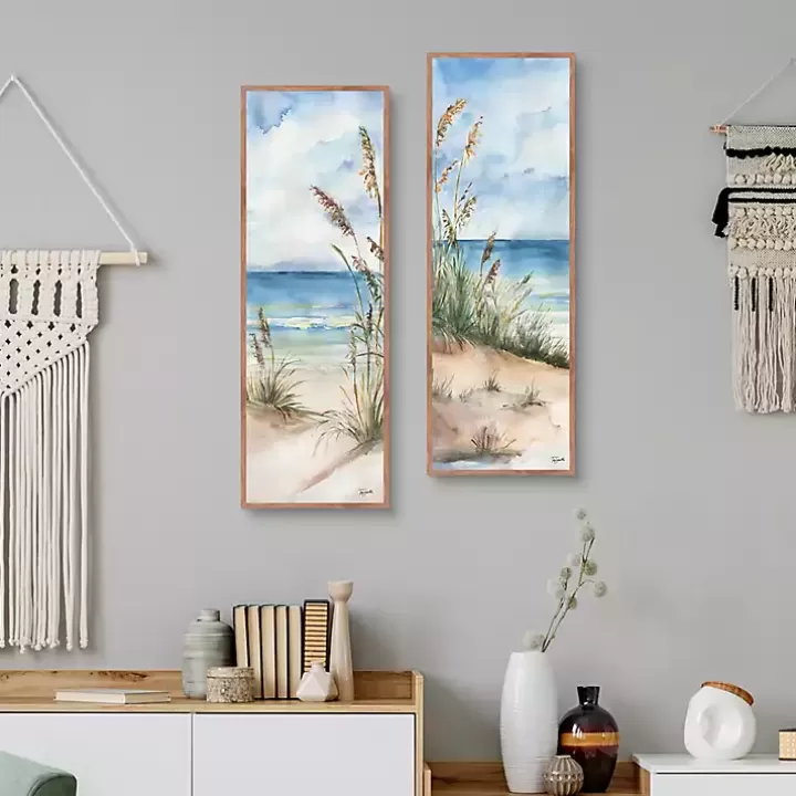 Store Seaview Panel I & II 2-pc. Canvas Art Print Set Canvas Art