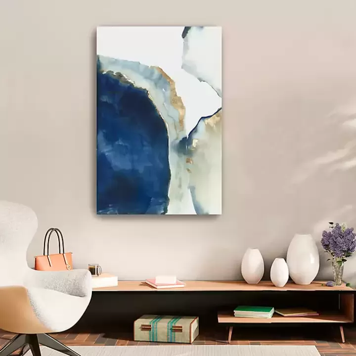 Hot Shapes of Watercolor Canvas Art Print Canvas Art