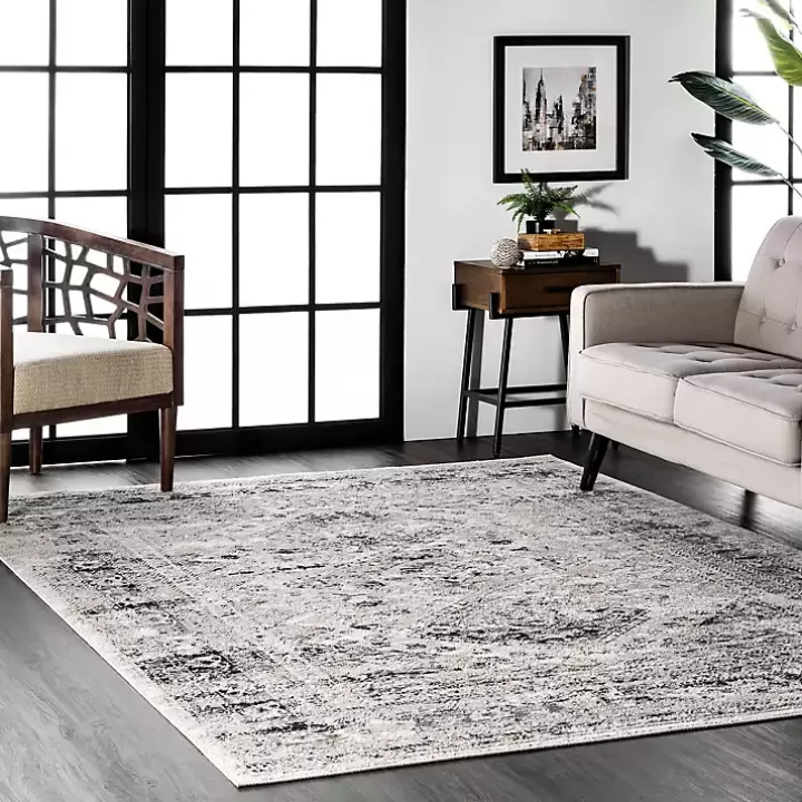 New Shauna Vintage Speckled Area Rug, 10x14 Area Rugs