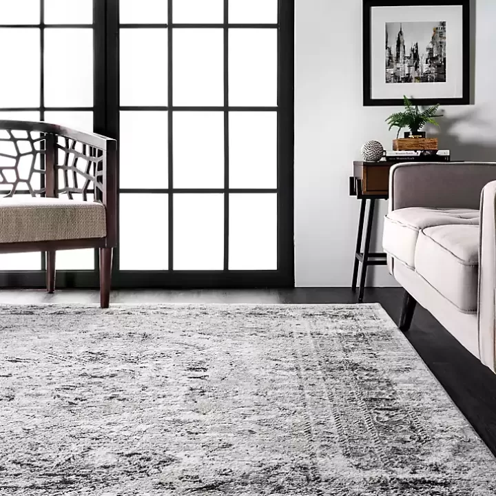 New Shauna Vintage Speckled Area Rug, 10x14 Area Rugs