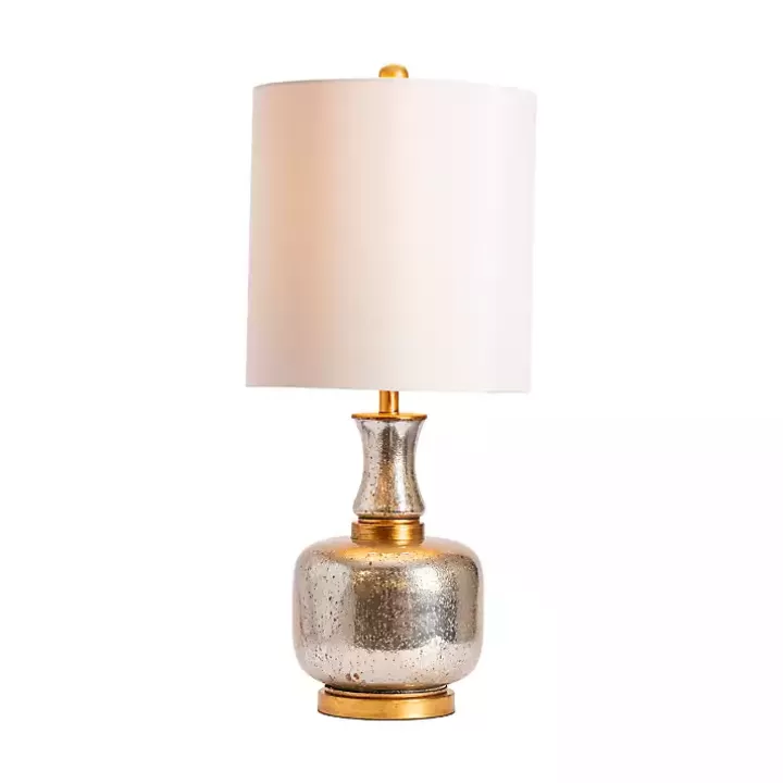 Store Silver and Gold Mercury Glass Table Lamp Table Lamps