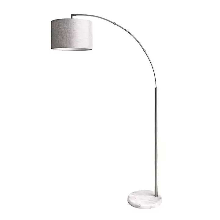 Flash Sale Curved Floor Lamp with Marble Base Floor Lamps