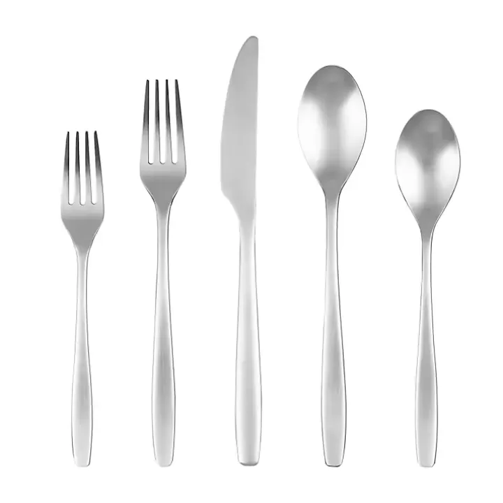 Sale Satin Metal Classic 20-pc. Flatware Set Flatware & Cutlery