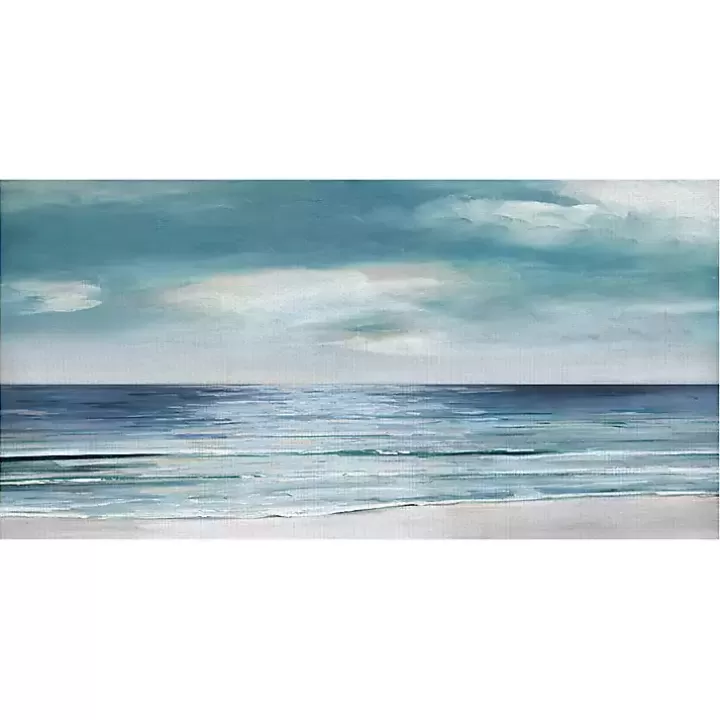 Clearance Silver Shore Canvas Art Print Canvas Art
