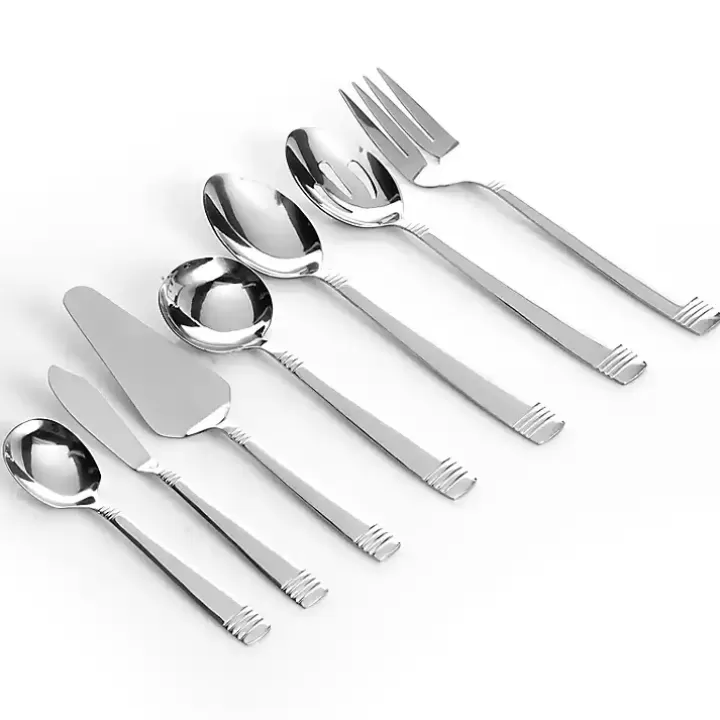 Outlet Stainless Steel 55-pc. Flatware Set Flatware & Cutlery