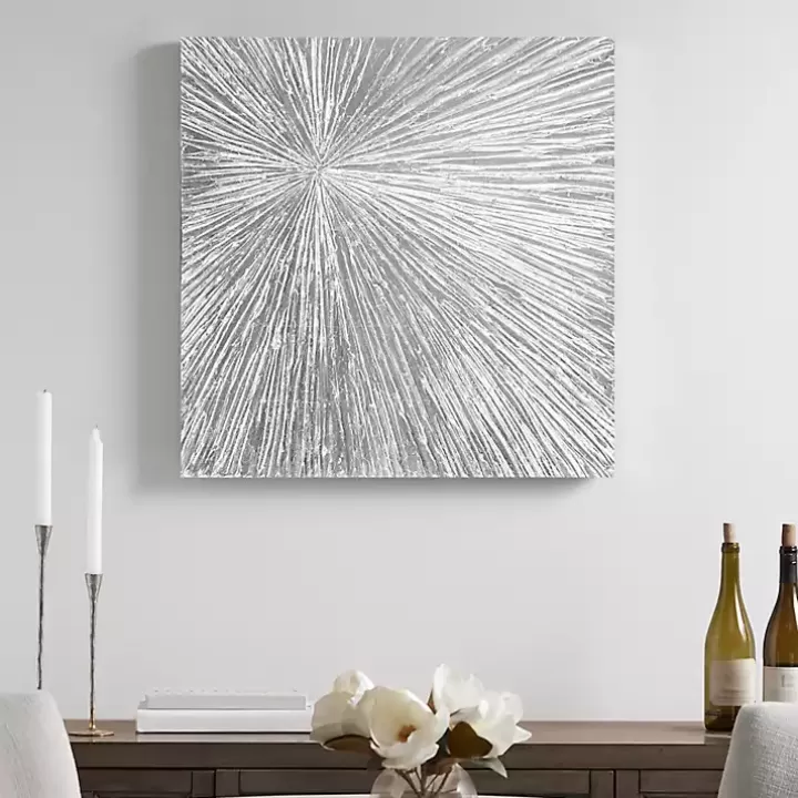 Clearance Sunburst Dimensional Resin Wall Art Canvas Art