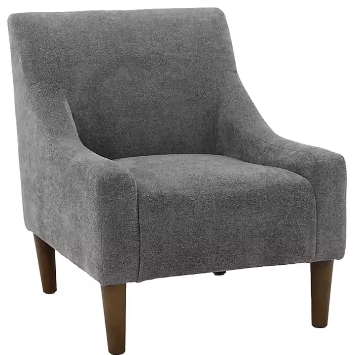 Clearance Slate Upholstered Shea Accent Chair Accent Chairs