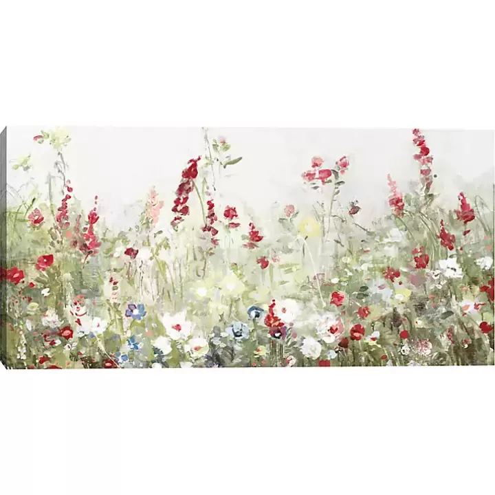 Outlet Sleepy Spring Meadow Canvas Art Print Canvas Art