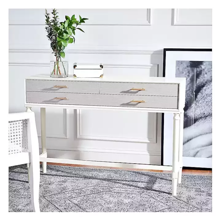 Outlet Sloane Four-Drawer Console Table Entryway Furniture