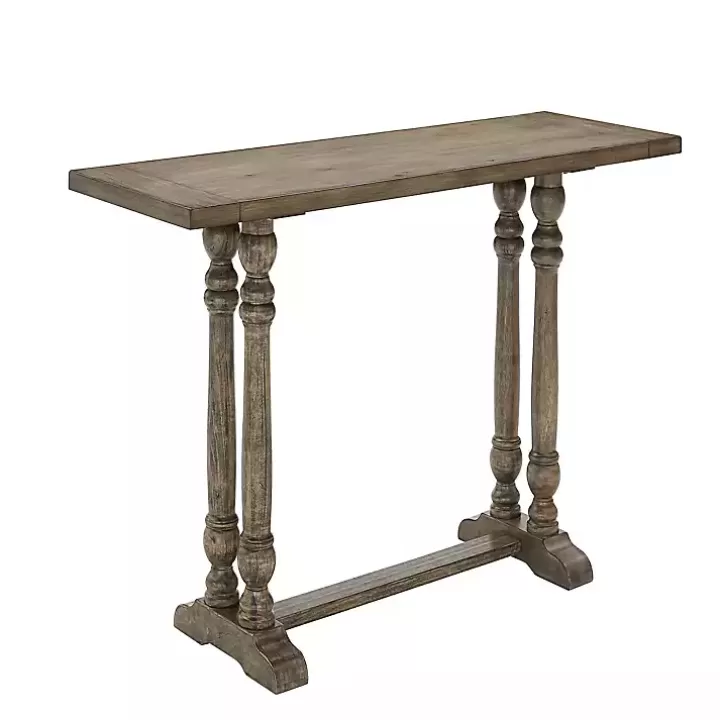 Best Sale Smokey Oak Wood Chandler Counter Height Table Dining Tables