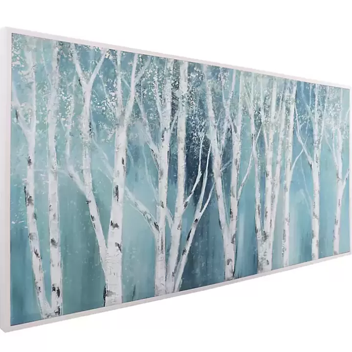 Flash Sale Soft Birch on Framed Canvas Art Print by Nan Canvas Art