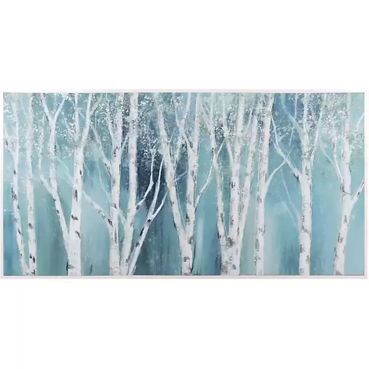 Flash Sale Soft Birch on Framed Canvas Art Print by Nan Canvas Art