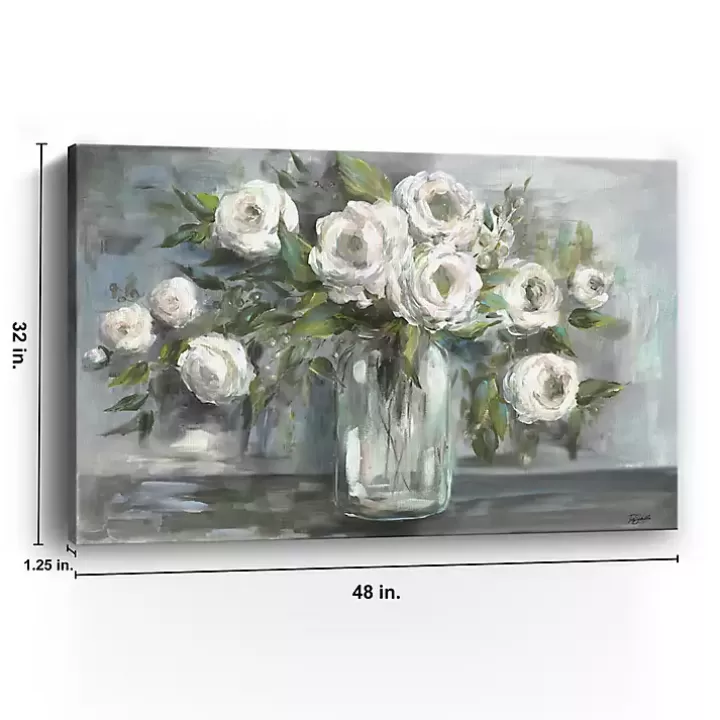 Outlet Soft Blooms Giclee Canvas Art Print, 48 in. Canvas Art