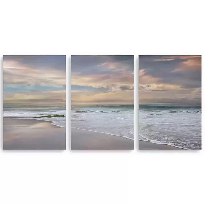 Sale Soft Twilight Canvas Art Prints, 32x48, Set of 3 Canvas Art