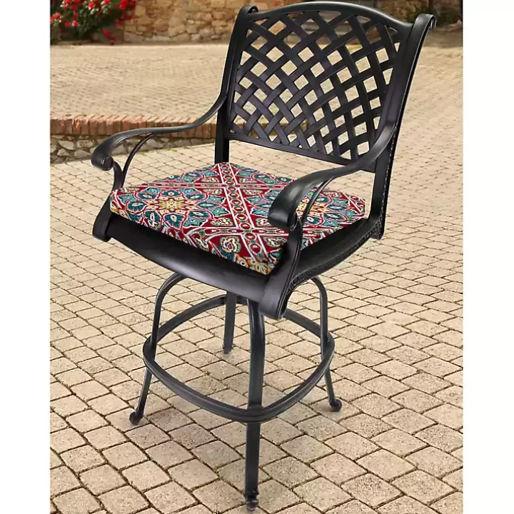 Clearance Solano Flowers Outdoor Seat Cushion Outdoor Cushions & Pillows