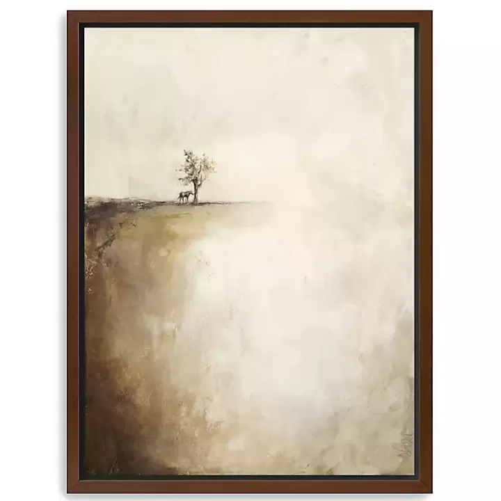 Hot Solitude Framed Canvas Art Print Canvas Art