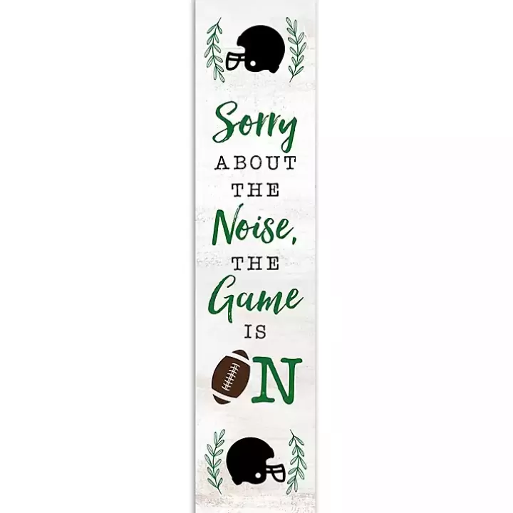 Cheap Sorry About The Noise, The Game Is On Porch Board Garden Decor
