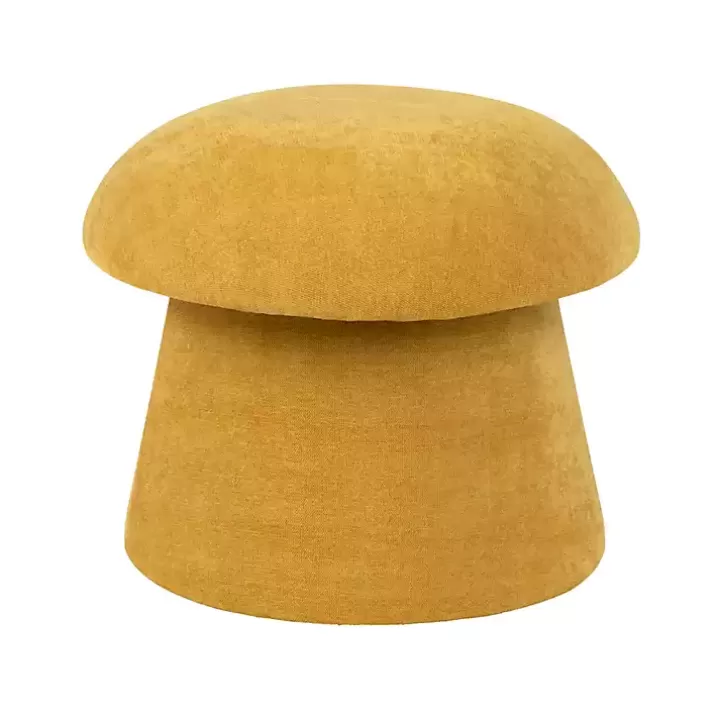 Online Spice Chenille Mushroom Storage Ottoman Benches & Ottomans