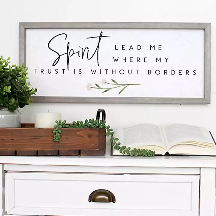 Online Spirit Lead Me Framed Wall Plaque Wall Quotes & Signs