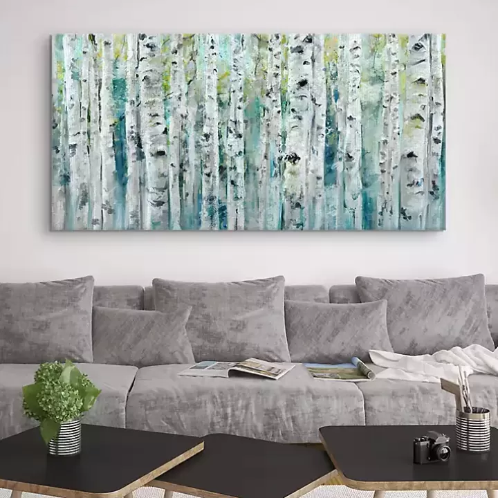 New Spring Birches Canvas Art Print Canvas Art