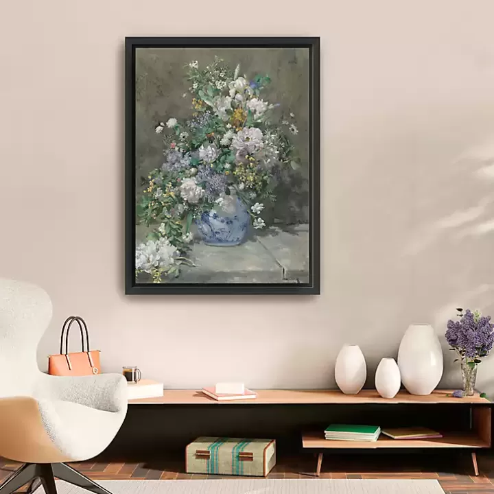 New Spring Bouquet Framed Canvas Art Print, 26x34 Canvas Art