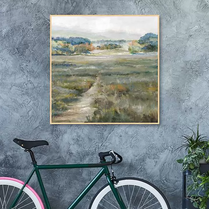 Online Spring Mountains Framed Canvas Art Print Canvas Art