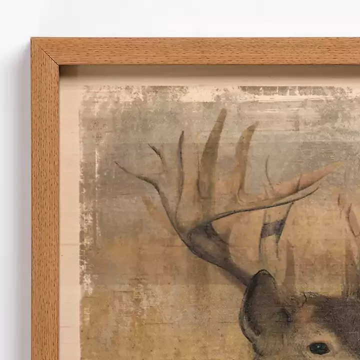 Hot Stag Cabin Friend Framed Art Print Framed Art