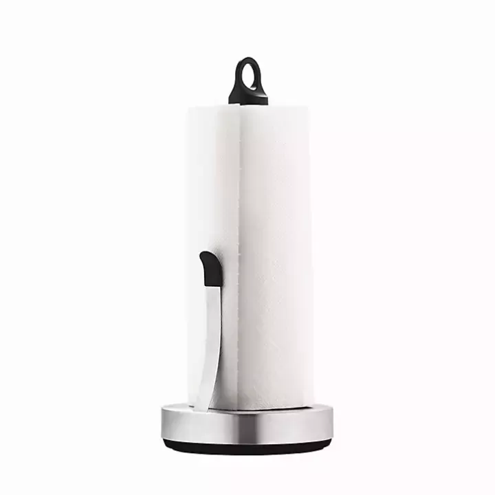 Shop Stainless Weighted Paper Towel Holder With Arm Kitchen Accessories