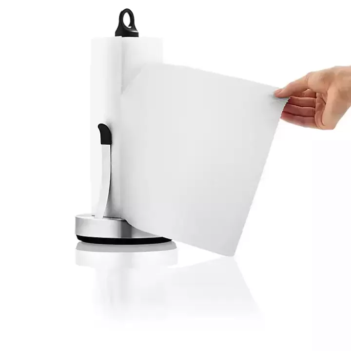 Shop Stainless Weighted Paper Towel Holder With Arm Kitchen Accessories