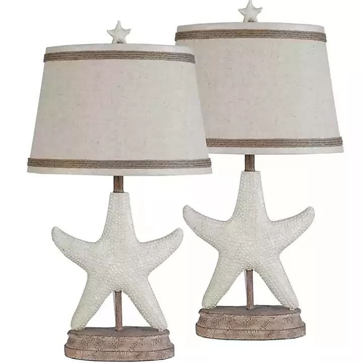 Sale Starfish Table Lamps, Set of 2 Table Lamps