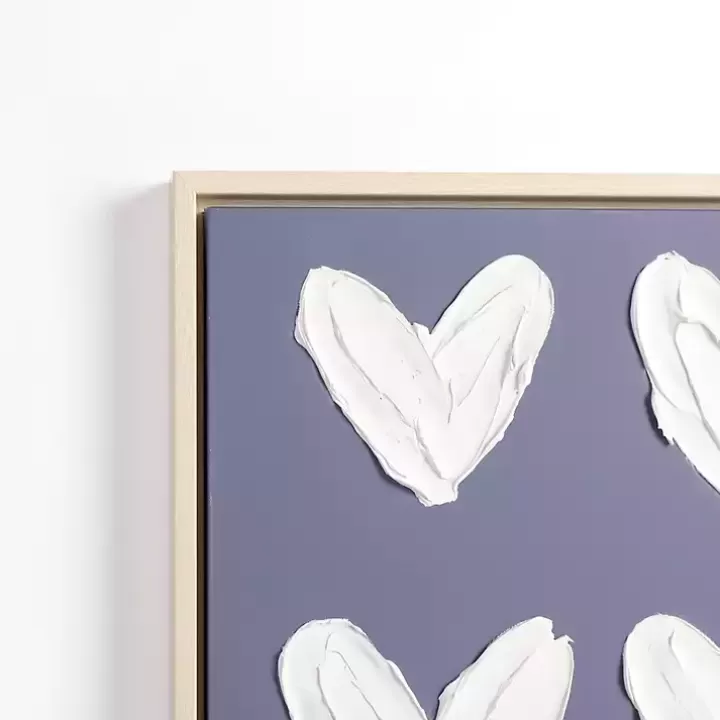 Shop Stucco Hearts Framed Canvas Art Prints Canvas Art