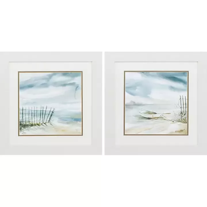 Sale Subtle Mist Framed Art Prints, Set of 2 Framed Art