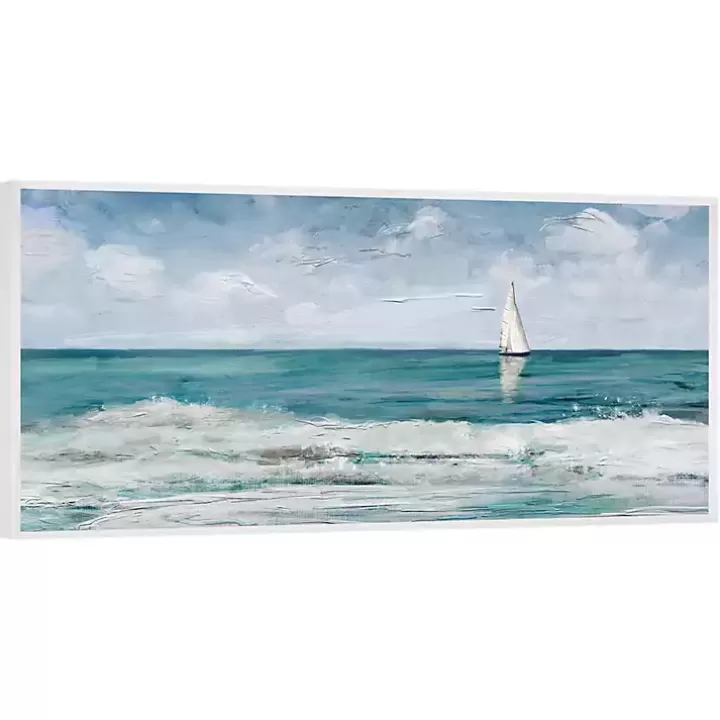 Online Summer Cay Panel Framed Canvas Art Print Canvas Art