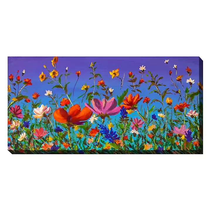 Outlet Summer Floral Recital Canvas Art Print Outdoor Wall Decor