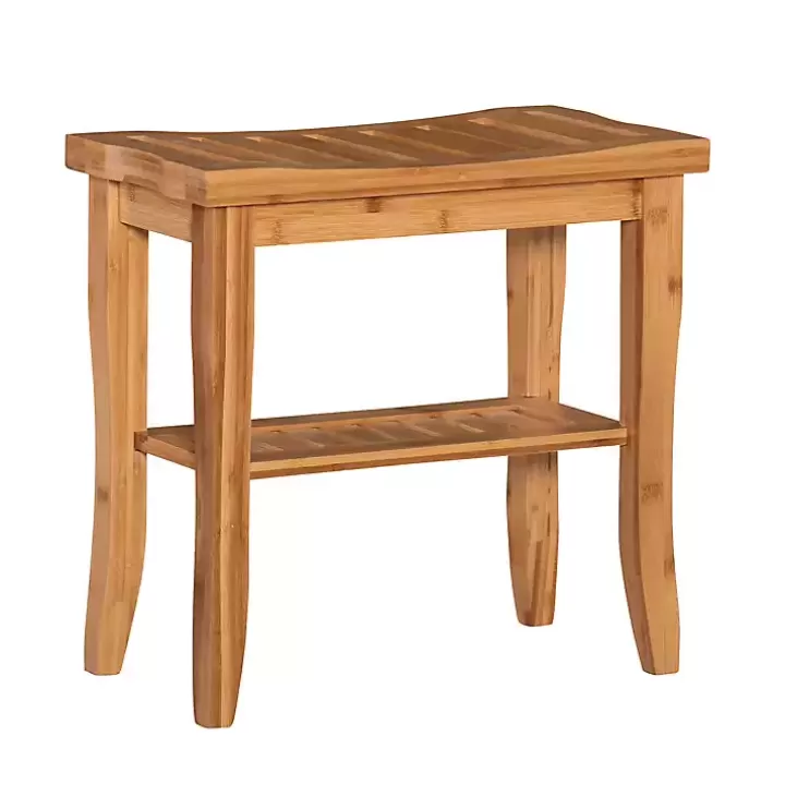 Store Sumter Bamboo Bathroom Stool Bathroom Furniture