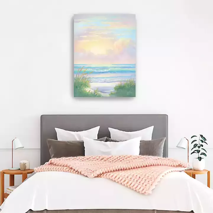 Outlet Sunlit Waves Canvas Art Print Canvas Art