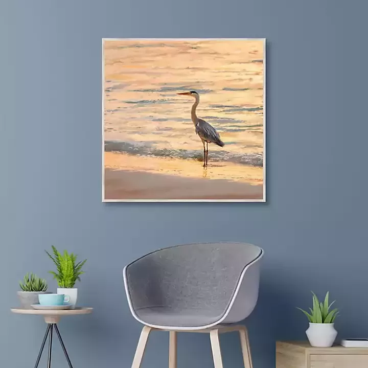 Best Sunset Shore Framed Canvas Art Print Canvas Art